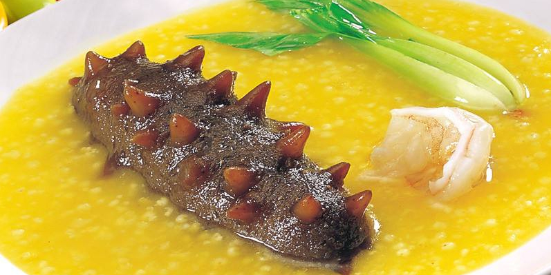 海参小米粥食谱